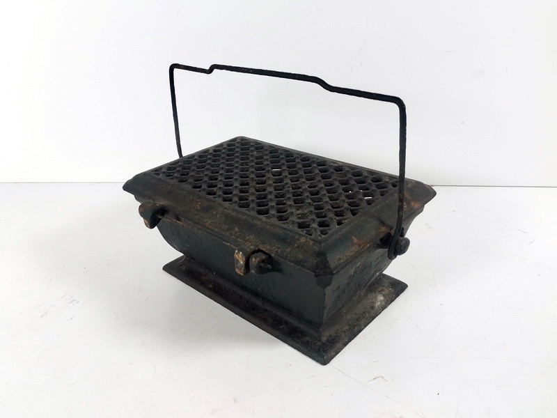 brasero calentador portatil hierro 9.5-17.5x21x14 1u